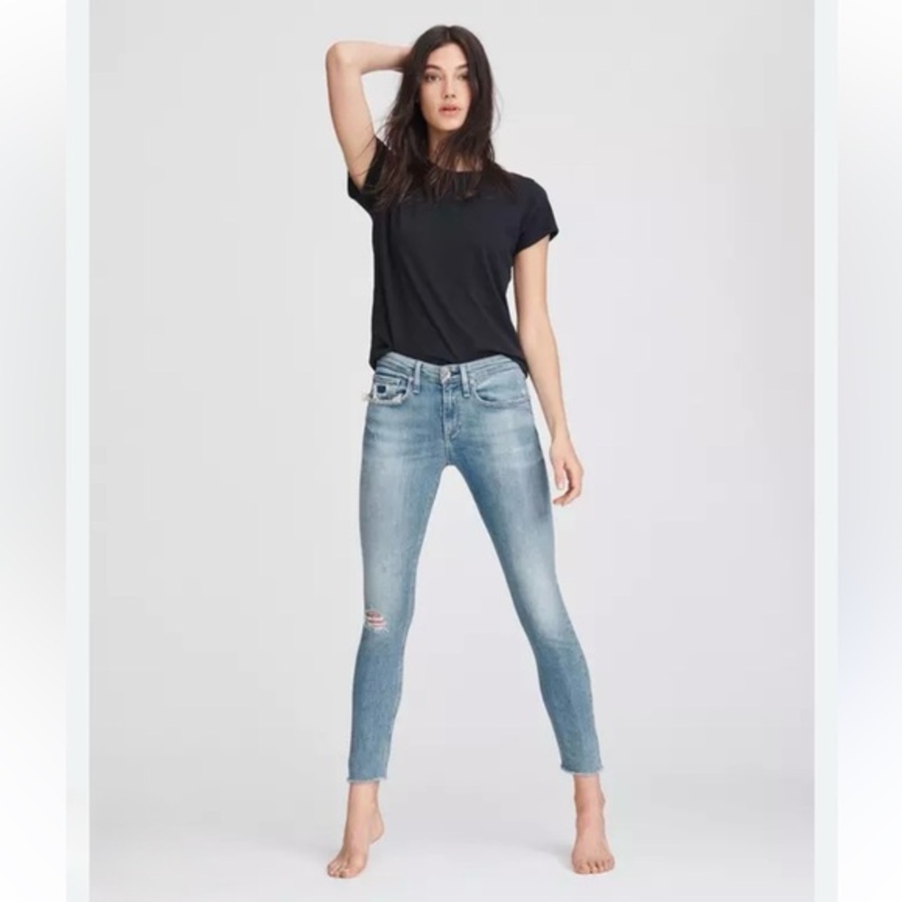 Rag & Bone Cate Mid-Rise Ankle Skinny Jeans 25 Sold Out Online